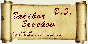 Dalibor Srećkov vizit kartica